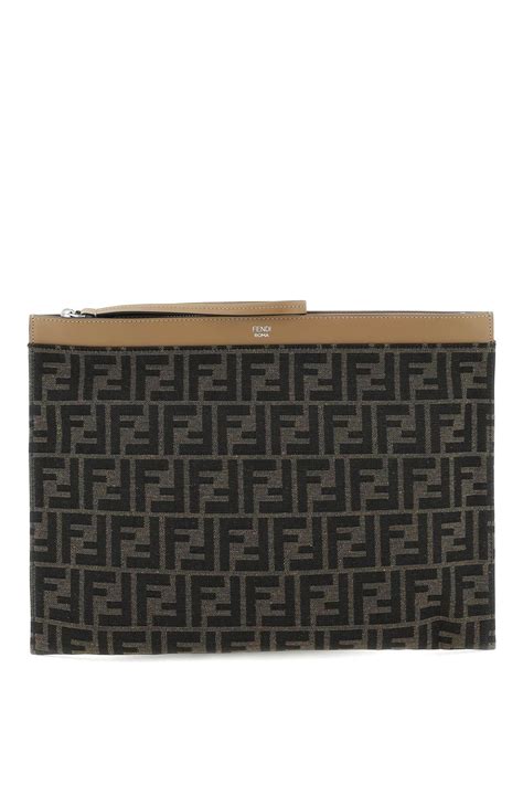 fendi pouch men|Fendi large flat pouch.